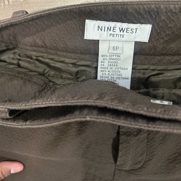 Nine West Petite Brown Trousers - Picture 2 of 5